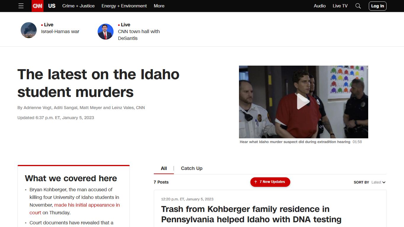 Trash from Kohberger family residence in Pennsylvania helped Idaho with ...