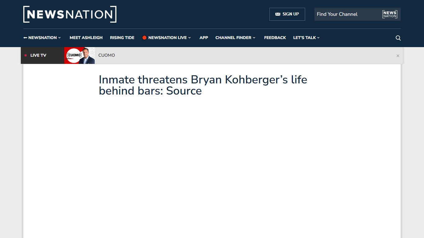 Inmate threatens Bryan Kohberger’s life behind bars: Source - NewsNation