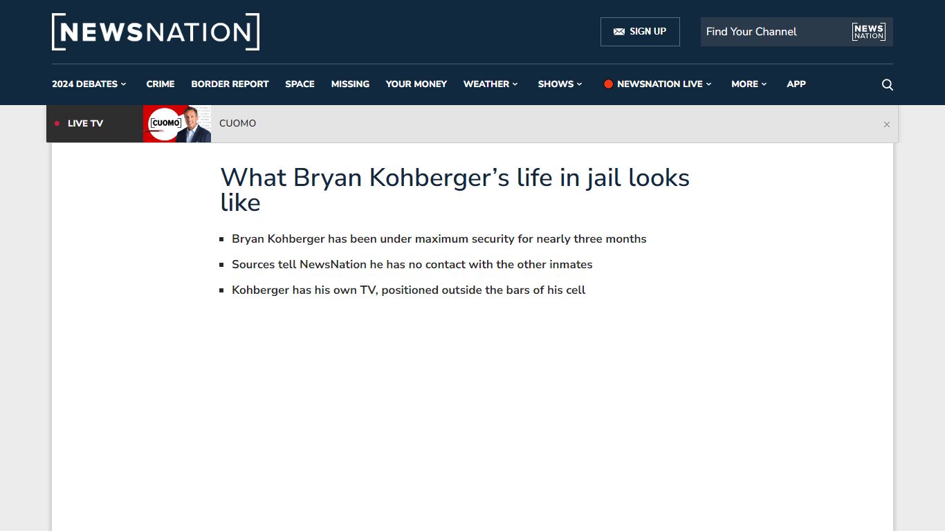 What Bryan Kohberger’s life in jail looks like - NewsNation